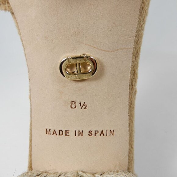 Dee Ocleppo Sunset Platform Espadrille Heel Slip on Sandals 8.5 Sand NEW $325 - Picture 12 of 16